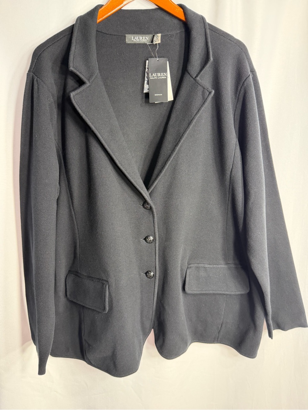 Lauren Ralph Lauren Black Women's Blazer Jacket size  new w tags
